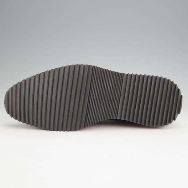 ほぼ未使用★(スペイン製)ZAMPIERE/ザンピエレ SIZE 6.5【★レザースニーカー/クロコ型押し】フルブローグ/濃茶/メンズ★j867