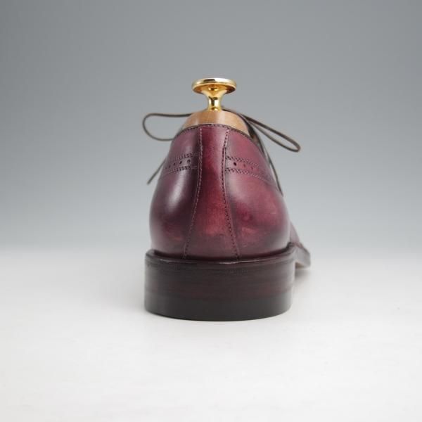 未使用★(伊)アメデオ・テストーニ SIZE 7【定価￥172,800-★ノルベジェーゼ製法/Amedeoライン】Uチップ/赤茶×緑/a.testoni★j869