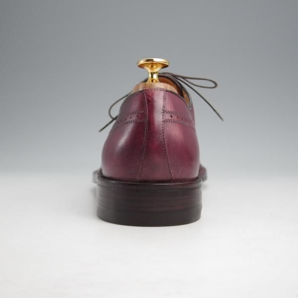 未使用★(伊)アメデオ・テストーニ SIZE 7【定価￥172,800-★ノルベジェーゼ製法/Amedeoライン】Uチップ/赤茶×緑/a.testoni★j869