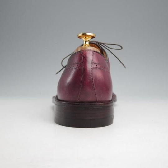 未使用★(伊)アメデオ・テストーニ SIZE 7【定価￥172,800-★ノルベジェーゼ製法/Amedeoライン】Uチップ/赤茶×緑/a.testoni★j869