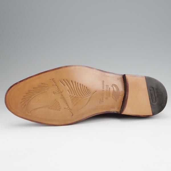 未使用★(伊)アメデオ・テストーニ SIZE 7【定価￥172,800-★ノルベジェーゼ製法/Amedeoライン】Uチップ/赤茶×緑/a.testoni★j869