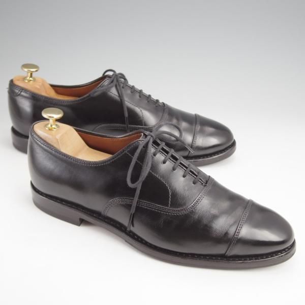 ★(米)アレンエドモンズ 8D【貴重★ブルックスブラザーズ別注/BROOKS BROTHERS】ストレートチップ/カーフ/黒/ALLEN EDMONDS★j870