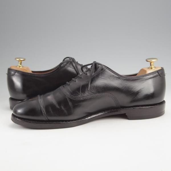★(米)アレンエドモンズ 8D【貴重★ブルックスブラザーズ別注/BROOKS BROTHERS】ストレートチップ/カーフ/黒/ALLEN EDMONDS★j870