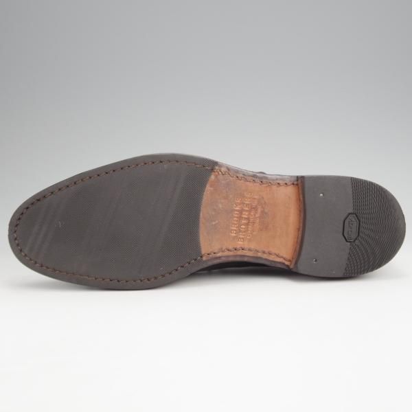 ★(米)アレンエドモンズ 8D【貴重★ブルックスブラザーズ別注/BROOKS BROTHERS】ストレートチップ/カーフ/黒/ALLEN EDMONDS★j870