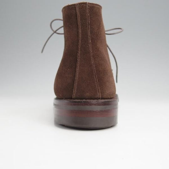 極美品★クロケット&ジョーンズ 6E【定価￥84,700-★ダイナイトソール/CHERTSEY】224ラスト/チャッカブーツ/濃茶/Crockett&Jones★j871