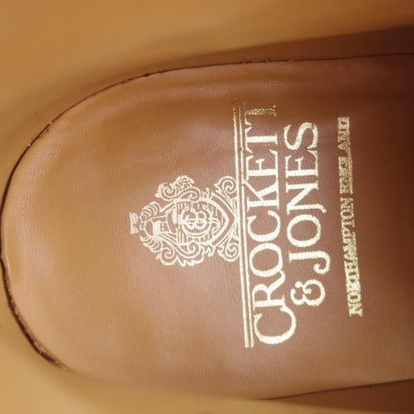 極美品★クロケット&ジョーンズ 6E【定価￥84,700-★ダイナイトソール/CHERTSEY】224ラスト/チャッカブーツ/濃茶/Crockett&Jones★j871