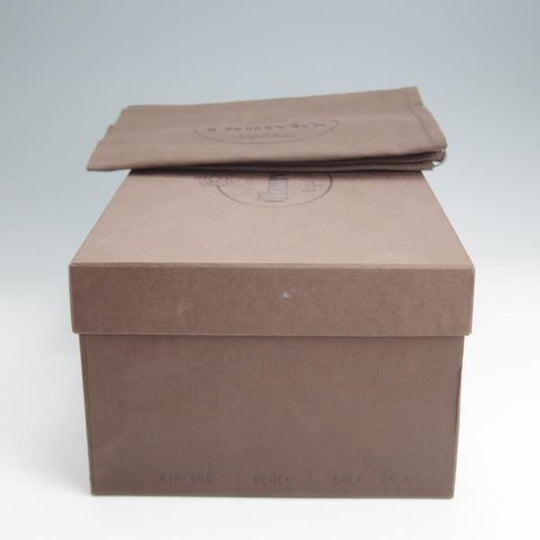 未使用★チャーチ 85F/UK8.5【★セミブローグ/WINFORD】130ラスト/カーフ/黒/メンズ/Church's★j874