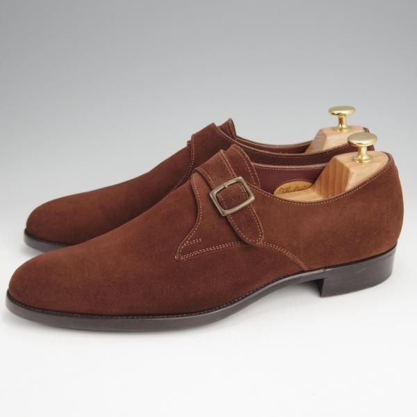 極美品★トレーディングポスト SIZE 8【貴重★Prestige Collection/(浅草)セントラル靴製】モンクストラップ/茶/Trading Post★j875