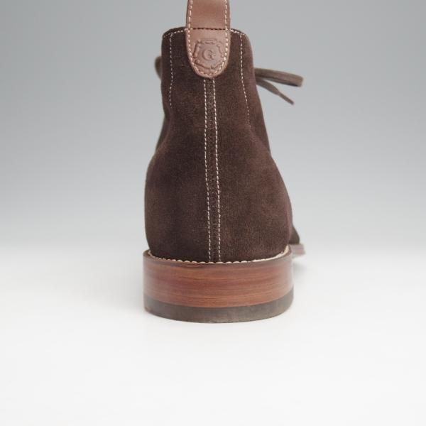 極美品★(英)グレンソン 9F【★チャッカブーツ/SMITH/5024】スエード/濃茶/メンズ/GRENSON★j876