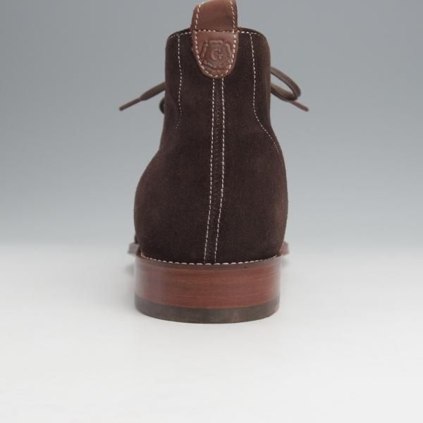 極美品★(英)グレンソン 9F【★チャッカブーツ/SMITH/5024】スエード/濃茶/メンズ/GRENSON★j876