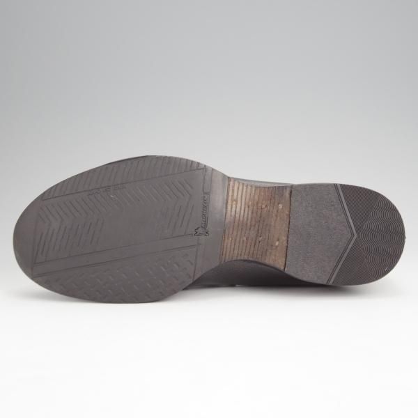 ★(浅草)H.ARAI/荒井弘史靴研究所 UK7程度【注文価格￥75,600-★H.ARAIソール仕様/パターンオーダー品】FA-137/ローファー/黒×灰茶★j878