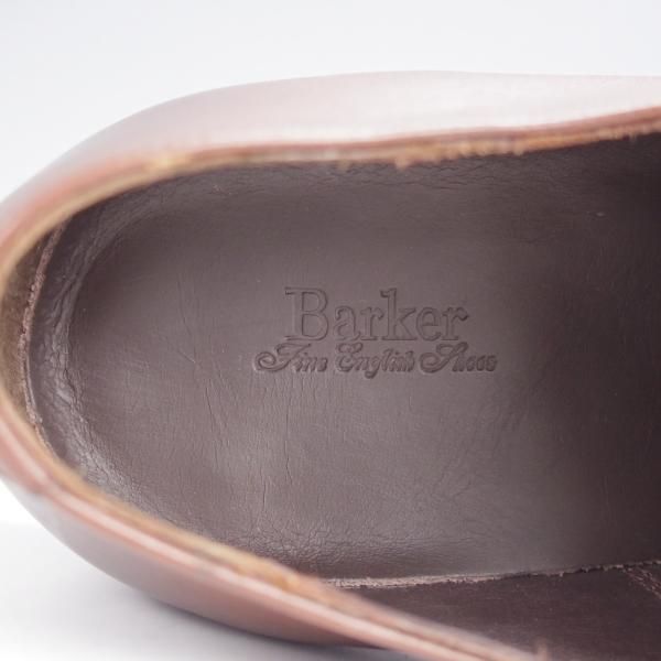 未使用★(英)BARKER/バーカー 6F【現行定価5.5万円程度★ダイナイトソール仕様/パンチドキャップトゥ】4302FW/カーフ/茶/メンズ★j879