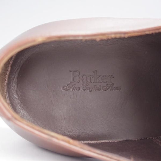 未使用★(英)BARKER/バーカー 6F【現行定価5.5万円程度★ダイナイトソール仕様/パンチドキャップトゥ】4302FW/カーフ/茶/メンズ★j879