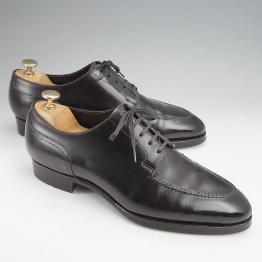 ★三陽山長 SIZE 7.5【定価￥110,000-★勘三郎/スキンステッチ/R2010ラスト】Uチップ/カーフ/黒/メンズ/KANZABURO/Sanyo Yamacho★j880
