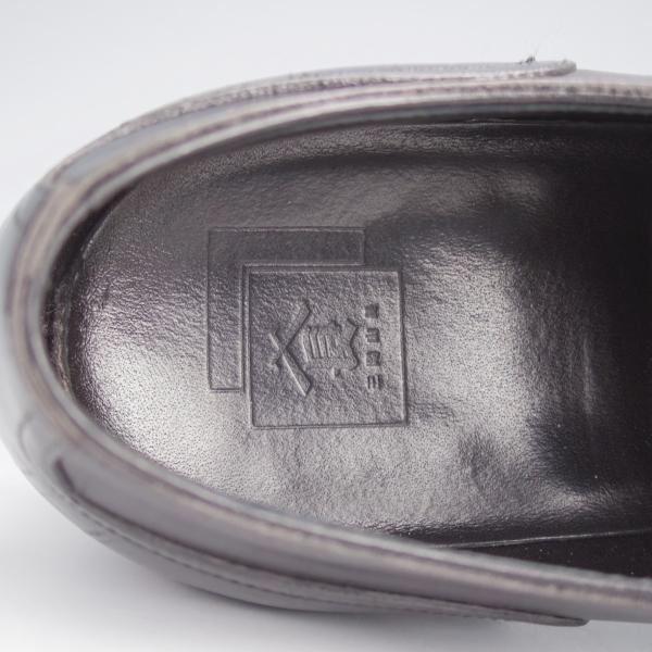 ★三陽山長 SIZE 7.5【定価￥110,000-★勘三郎/スキンステッチ/R2010ラスト】Uチップ/カーフ/黒/メンズ/KANZABURO/Sanyo Yamacho★j880