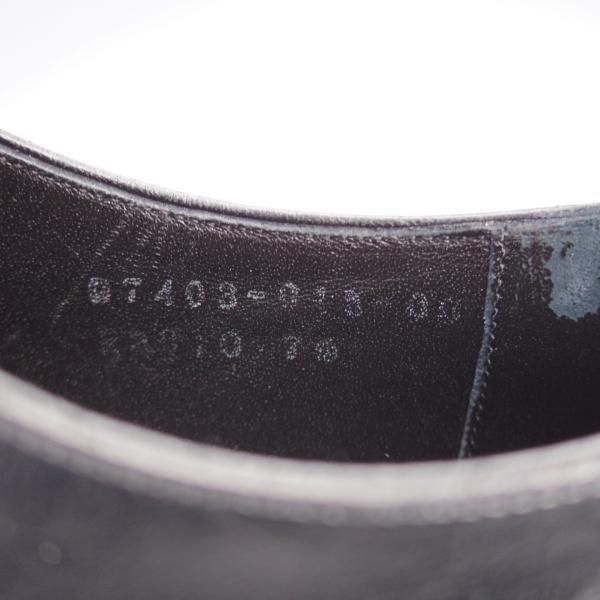 ★三陽山長 SIZE 7.5【定価￥110,000-★勘三郎/スキンステッチ/R2010ラスト】Uチップ/カーフ/黒/メンズ/KANZABURO/Sanyo Yamacho★j880