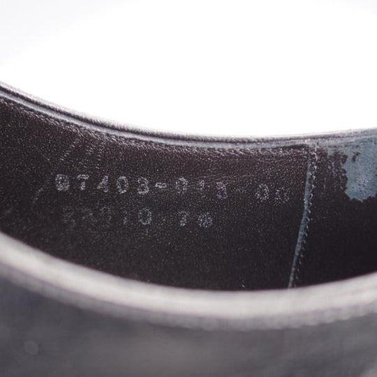 ★三陽山長 SIZE 7.5【定価￥110,000-★勘三郎/スキンステッチ/R2010ラスト】Uチップ/カーフ/黒/メンズ/KANZABURO/Sanyo Yamacho★j880