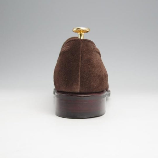 極美品★(スペイン製)TLB Mallorca/ティーエルビー SIZE 7【定価￥55,000-★タッセルローファー/656】LANCASTER/スエード/濃茶★j881
