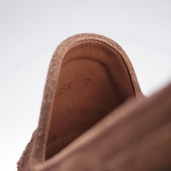 極美品★(スペイン製)TLB Mallorca/ティーエルビー SIZE 7【定価￥55,000-★タッセルローファー/656】LANCASTER/スエード/濃茶★j881