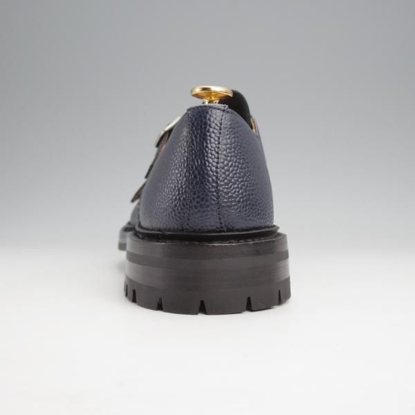 未使用★トリッカーズ SIZE 8.5【現行定価12万円程度★コマンドソール仕様/Rufus】M7824/ダブルモンク/紺/メンズ/Tricker's★j882