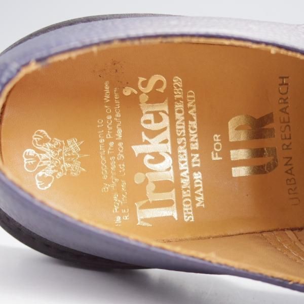 未使用★トリッカーズ SIZE 8.5【現行定価12万円程度★コマンドソール仕様/Rufus】M7824/ダブルモンク/紺/メンズ/Tricker's★j882