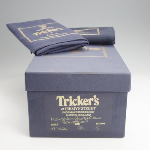 Trickers Rufus トリッカーズ SIZE 8.5【コマンドソール仕様/Rufus/紺】 | 高級中古革靴の買取販売店舗|studio.CBR代官山