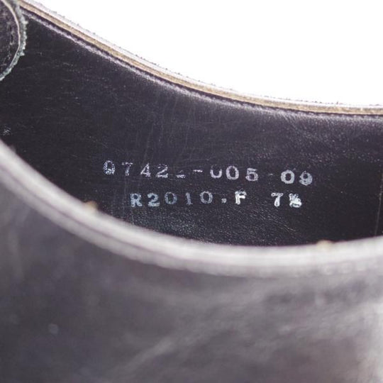 美品★三陽山長 SIZE 7.5【定価￥80,300-★友二郎/R2010ラスト】ストレートチップ/カーフ/黒/メンズ/TOMOJIRO/Sanyo Yamacho★j883