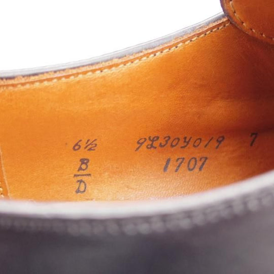 ほぼ未使用★オールデン 6.5D【現行定価20万円以上★コードバン仕様/(ハワイ)Leather Soul別注】プラザラスト/1707/黒/ALDEN★j884