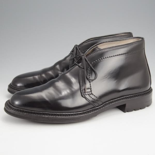 極美品★オールデン 8E【同系モデル定価￥176,000-★コードバン仕様/1340C】バリーラスト/チャッカブーツ/黒/メンズ/ALDEN★j886