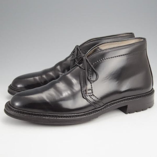 極美品★オールデン 8E【同系モデル定価￥176,000-★コードバン仕様/1340C】バリーラスト/チャッカブーツ/黒/メンズ/ALDEN★j886