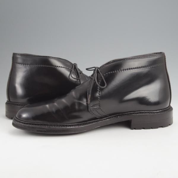 極美品★オールデン 8E【同系モデル定価￥176,000-★コードバン仕様/1340C】バリーラスト/チャッカブーツ/黒/メンズ/ALDEN★j886