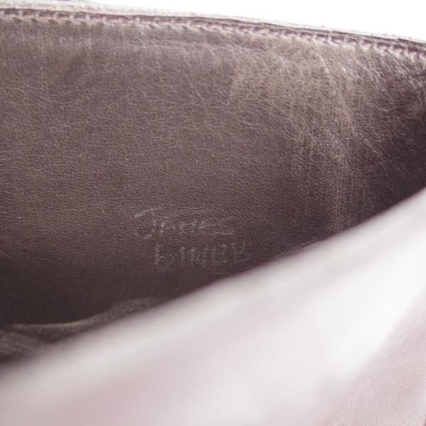 美品★ジョンロブ SIZE 6【貴重★エルメス別注/HERMES/ミュージアムカーフ】JAMES/ジョッパーブーツ/灰茶/メンズ/JOHN LOBB★j889