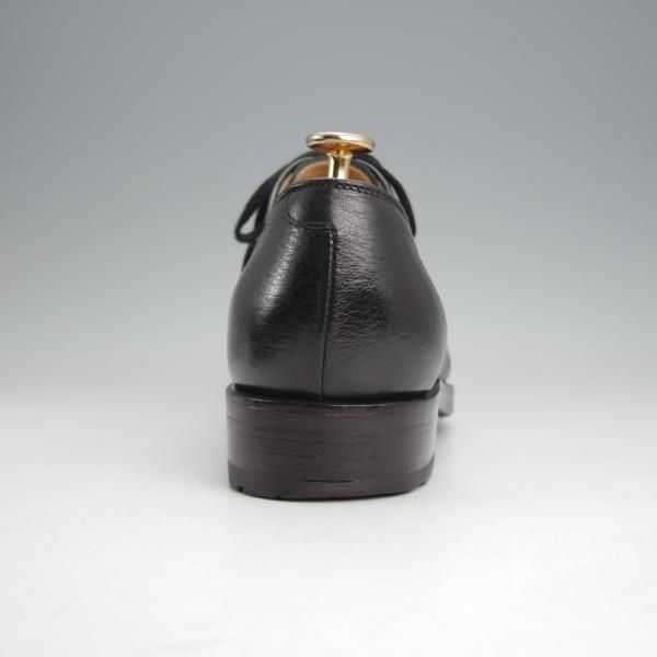 極上★(伊)F.LLIジャコメッティ SIZE 40【定価￥100,100-★ゴートレザー(山羊革)/プレーントゥ】FG217/黒/メンズ/Giacometti★j897