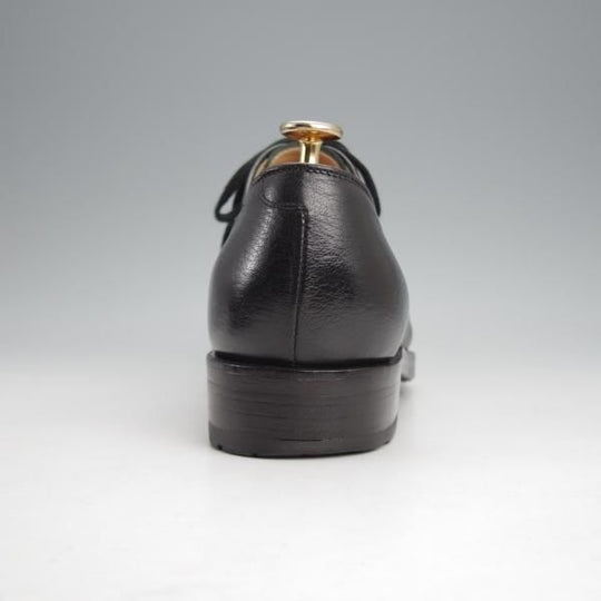 極上★(伊)F.LLIジャコメッティ SIZE 40【定価￥100,100-★ゴートレザー(山羊革)/プレーントゥ】FG217/黒/メンズ/Giacometti★j897