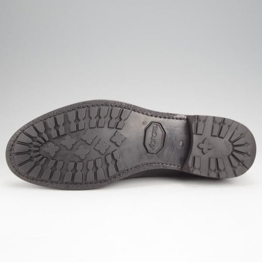 極上★(伊)F.LLIジャコメッティ SIZE 40【定価￥100,100-★ゴートレザー(山羊革)/プレーントゥ】FG217/黒/メンズ/Giacometti★j897