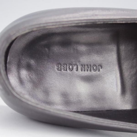 美品★ジョンロブ 6.5E【定価￥239,800-★ロペス/LOPEZ】4395ラスト/コインローファー/カーフ/黒/メンズ/JOHN LOBB★j898