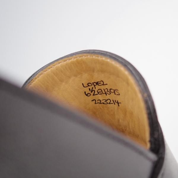 美品★ジョンロブ 6.5E【定価￥239,800-★ロペス/LOPEZ】4395ラスト/コインローファー/カーフ/黒/メンズ/JOHN LOBB★j898
