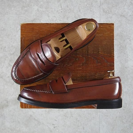 極上★オールデン 6.5E【貴重★ウイスキーコードバン/茶/67641】dezert別注/コインローファー/メンズ/ALDEN★j900