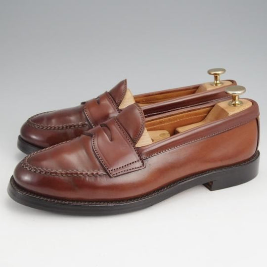 極上★オールデン 6.5E【貴重★ウイスキーコードバン/茶/67641】dezert別注/コインローファー/メンズ/ALDEN★j900