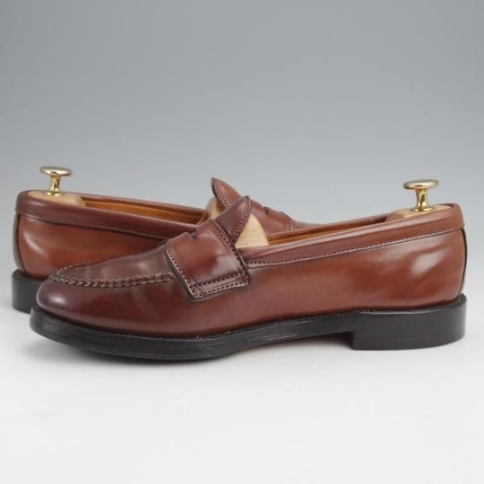 極上★オールデン 6.5E【貴重★ウイスキーコードバン/茶/67641】dezert別注/コインローファー/メンズ/ALDEN★j900