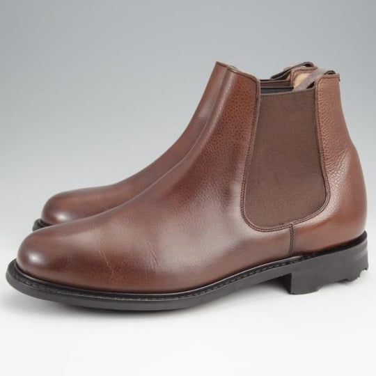 極美品★チャーチ 65G/UK6.5【同系モデル定価￥181,500-★リッジウェイソール/NUNTON2】103ラスト/サイドゴアブーツ/濃茶/Church'★j901
