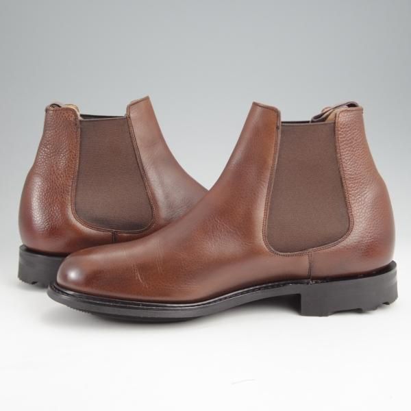 極美品★チャーチ 65G/UK6.5【同系モデル定価￥181,500-★リッジウェイソール/NUNTON2】103ラスト/サイドゴアブーツ/濃茶/Church'★j901