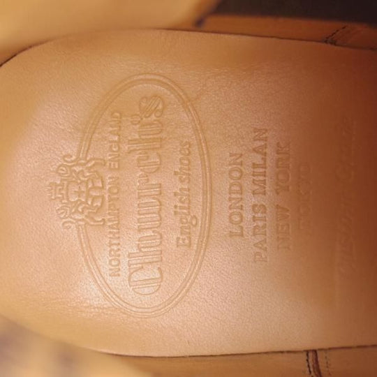 極美品★チャーチ 65G/UK6.5【同系モデル定価￥181,500-★リッジウェイソール/NUNTON2】103ラスト/サイドゴアブーツ/濃茶/Church'★j901