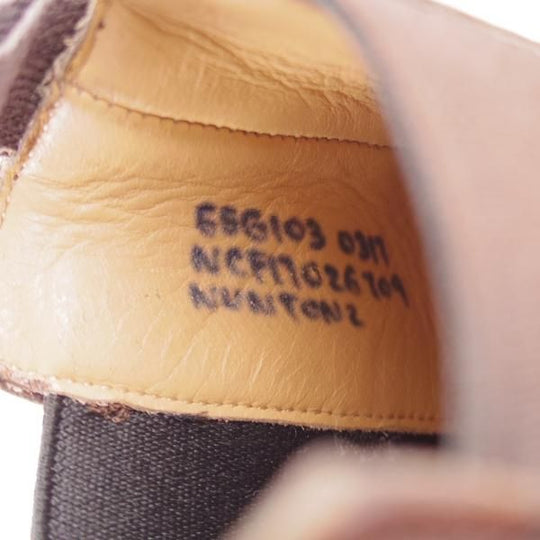 極美品★チャーチ 65G/UK6.5【同系モデル定価￥181,500-★リッジウェイソール/NUNTON2】103ラスト/サイドゴアブーツ/濃茶/Church'★j901