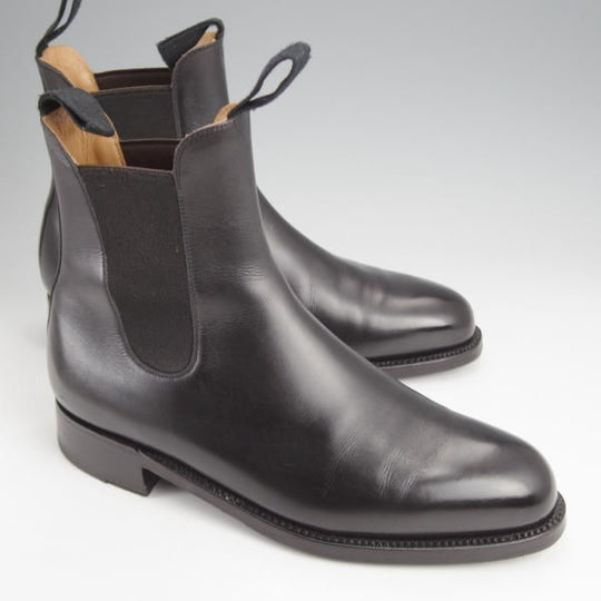 極美品★J.M.ウエストン 6D【定価￥187,000-★サイドゴアブーツ/705】39ラスト/ボックスカーフ/黒/メンズ/Weston/ウェストン★j902