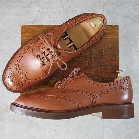 極上★トリッカーズ SIZE 9.5【モデル定価￥121,000-★バートン同系モデル/C Shade】KESWICK/7292/シーシェイド/茶/Tricker's★j904