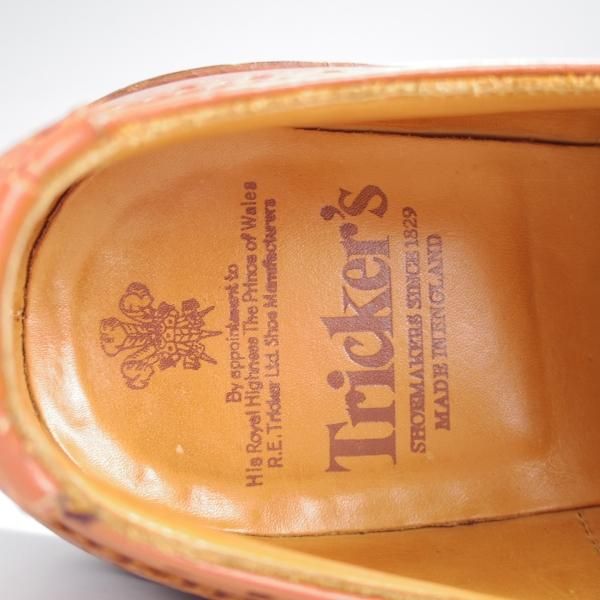 極上★トリッカーズ SIZE 9.5【モデル定価￥121,000-★バートン同系モデル/C Shade】KESWICK/7292/シーシェイド/茶/Tricker's★j904
