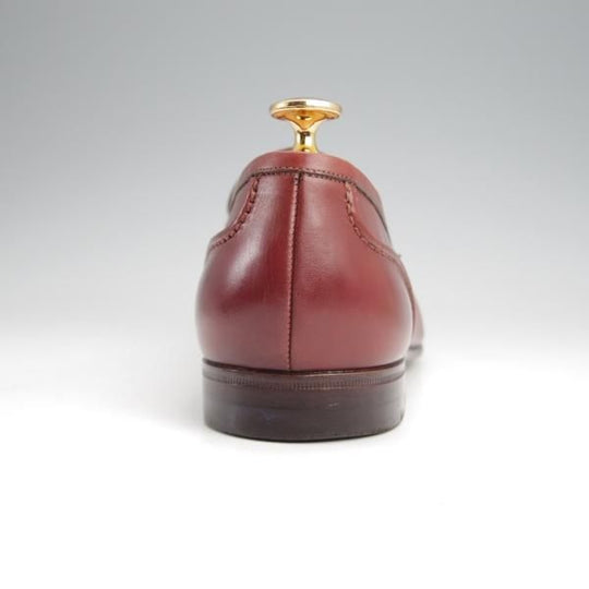 美品★(伊)ア・テストーニ SIZE 7【★コインローファー/赤茶】カーフ/メンズ/a.testoni★j906