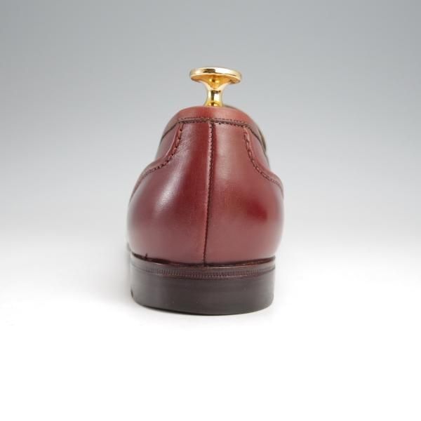 美品★(伊)ア・テストーニ SIZE 7【★コインローファー/赤茶】カーフ/メンズ/a.testoni★j906