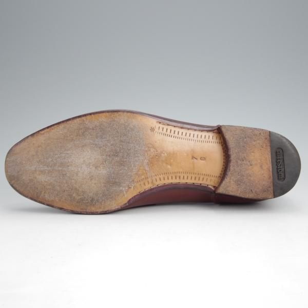 ア・テストーニ SIZE 7【コインローファー/赤茶】 | 高級中古革靴の